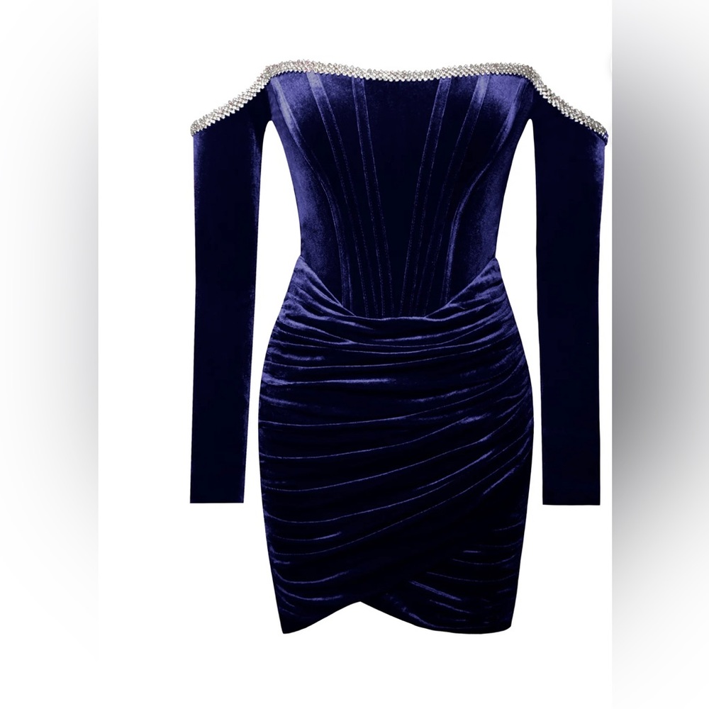 MissCircle royal blue dress